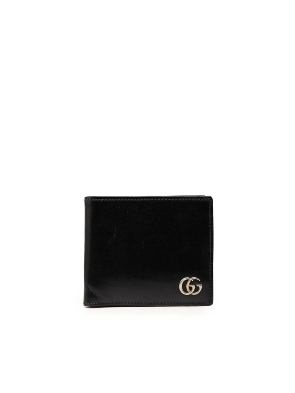 Gucci GG Marmont Bifold Wallet Black Leather